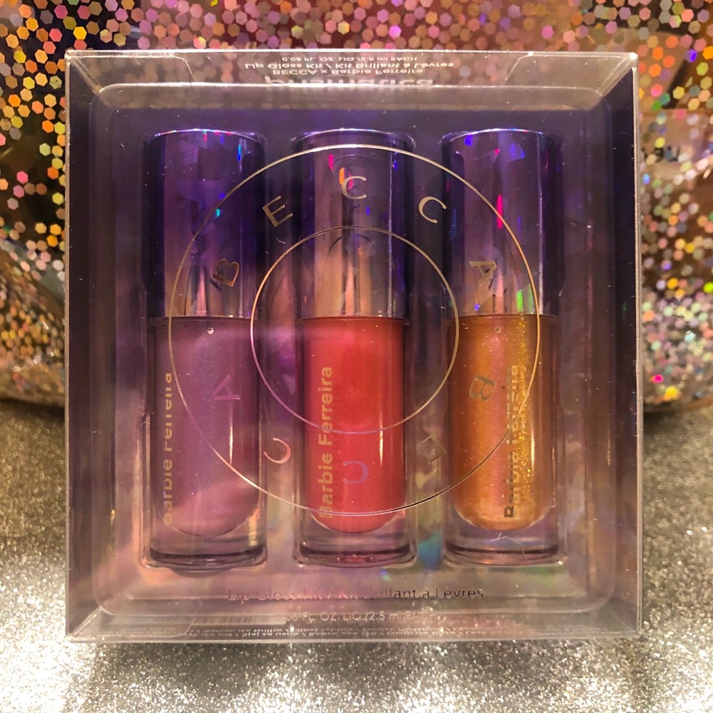BNIB! BECCA X Barbie Ferreira Lip Gloss Kit 💋💋💋